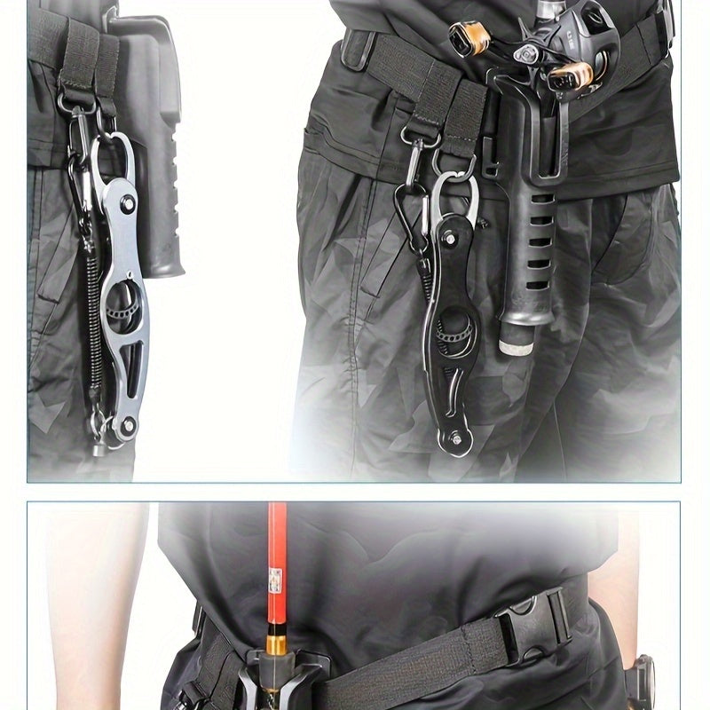 Fishing Waist Belt With Rod Holder Durable Fishing Belt