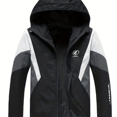 Men's Casual Zip Up Jacket For Spring Fall Fitness
