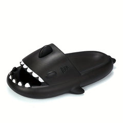 Women's Shark Slippers Open Toe Slip On Shoes Indoor & Outdoor