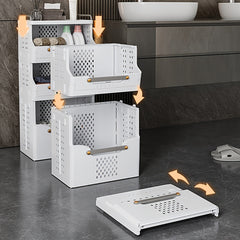 1pc Laundry Basket Clothes Storage Bathroom Decor