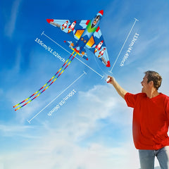 Airplane Kite for Outdoor Fun in Beach Park Yard