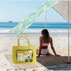 3pcs Clear Bogg Beach Bag Zipper Insert Cosmetic Organizers
