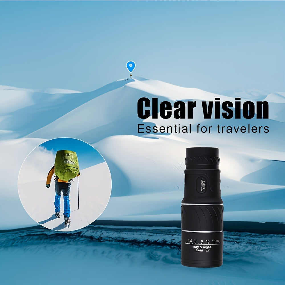 High Power Monocular Telescope for Smartphone Photo Taking