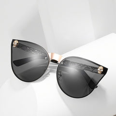Gothic Frog Mirror Skull Sunglasses for Men