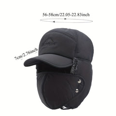 Velvet Trapper Hat Outdoor Windproof Warm Hat