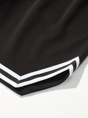 Men's Teddy Bear Graphic Bball Shorts Drawstring Stretch Waistband