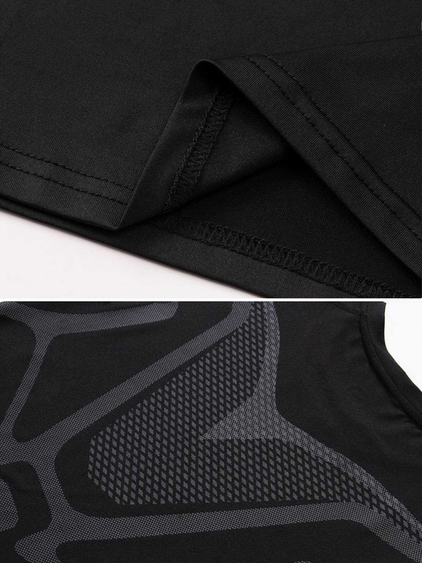 Men's Compression Long Sleeve Sports Shirt for Basketball Football Running