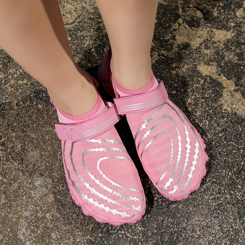 Women's Creek Shoes Hook & Loop Beach Barefoot Water Shoes