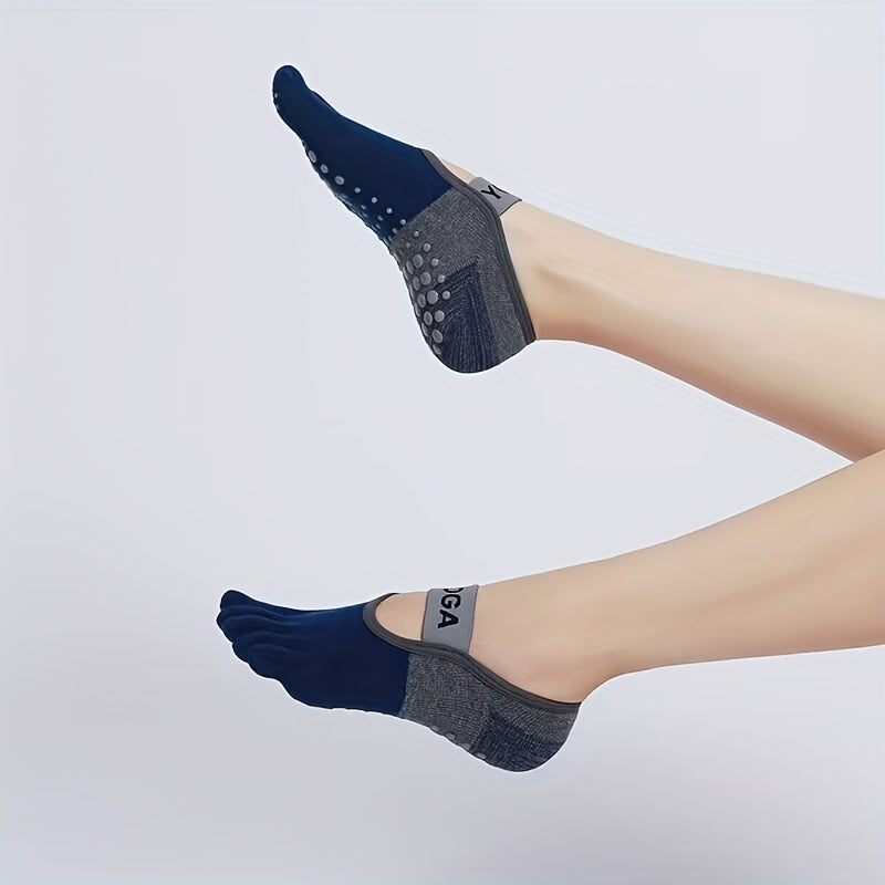 Women's 5-Toe Split Yoga Socks Non Slip Strap Sports Socks