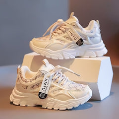 Boys Casual Low Top Sneakers Spring Autumn Wear-resistant Running Shoes