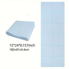 Foldable 4MM TPE Yoga Mat Anti Slip Portable Shock Absorbing