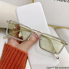 Sparkling Crystal Glasses Transition Sunglasses