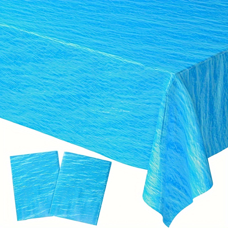 Ocean Party Tablecloths Under the Sea Decor Water Background Beach Tablecloths