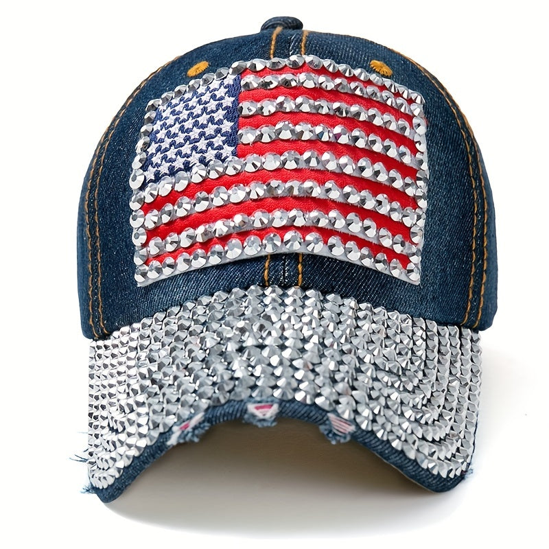 American Flag Hat Sunshade Sunscreen Cap Men Women