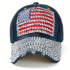 American Flag Hat Sunshade Sunscreen Cap Men Women