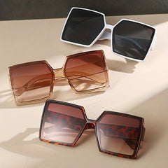3 Pairs Large Square Sunglasses UV400 Sun Shades Glasses