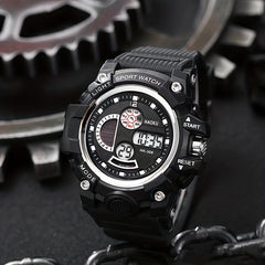 Kids Sports Waterproof Electronic Watch - Round Wrist Watch