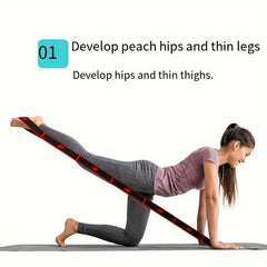Yoga Digital Segmented Stretching Band Latin Dance Elastic Band