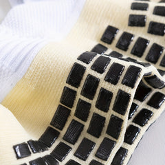 Athletic Crew Socks Breathable Deodorant Non-slip Grip