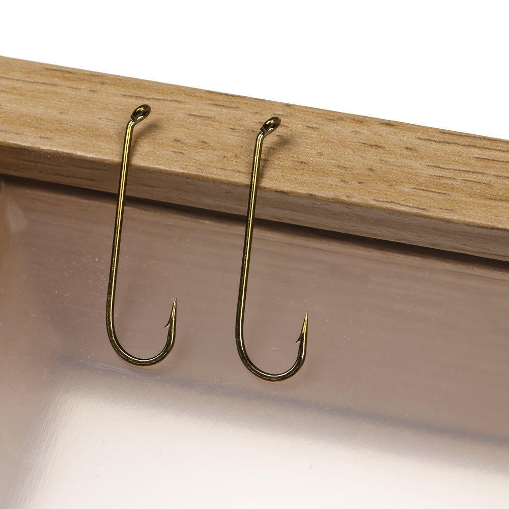 50pcs Long Shank Fly Tying Hooks For Streamer Muddler Zonker Bucktail Rubber Leg