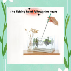 Telescopic Mini Fishing Net Stainless Steel Aluminum Small Square Net