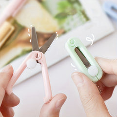 Portable Mini Scissors for Crafts Paper Cutting Travel Safe Art Supplies