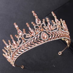 Baroque Rhinestone Crown Hairband Headband Wedding Party Favor