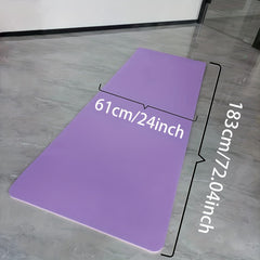 TPE Non-slip Yoga Mat 183x61x0.6cm Double Layer Fitness Mat