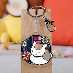 Anime Cat Keychain Acrylic Keyring Cute Schoolbag Accessory