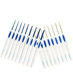 17pcs Chinese Porcelain Crochet Hook Lace Set For Arthritic Hands