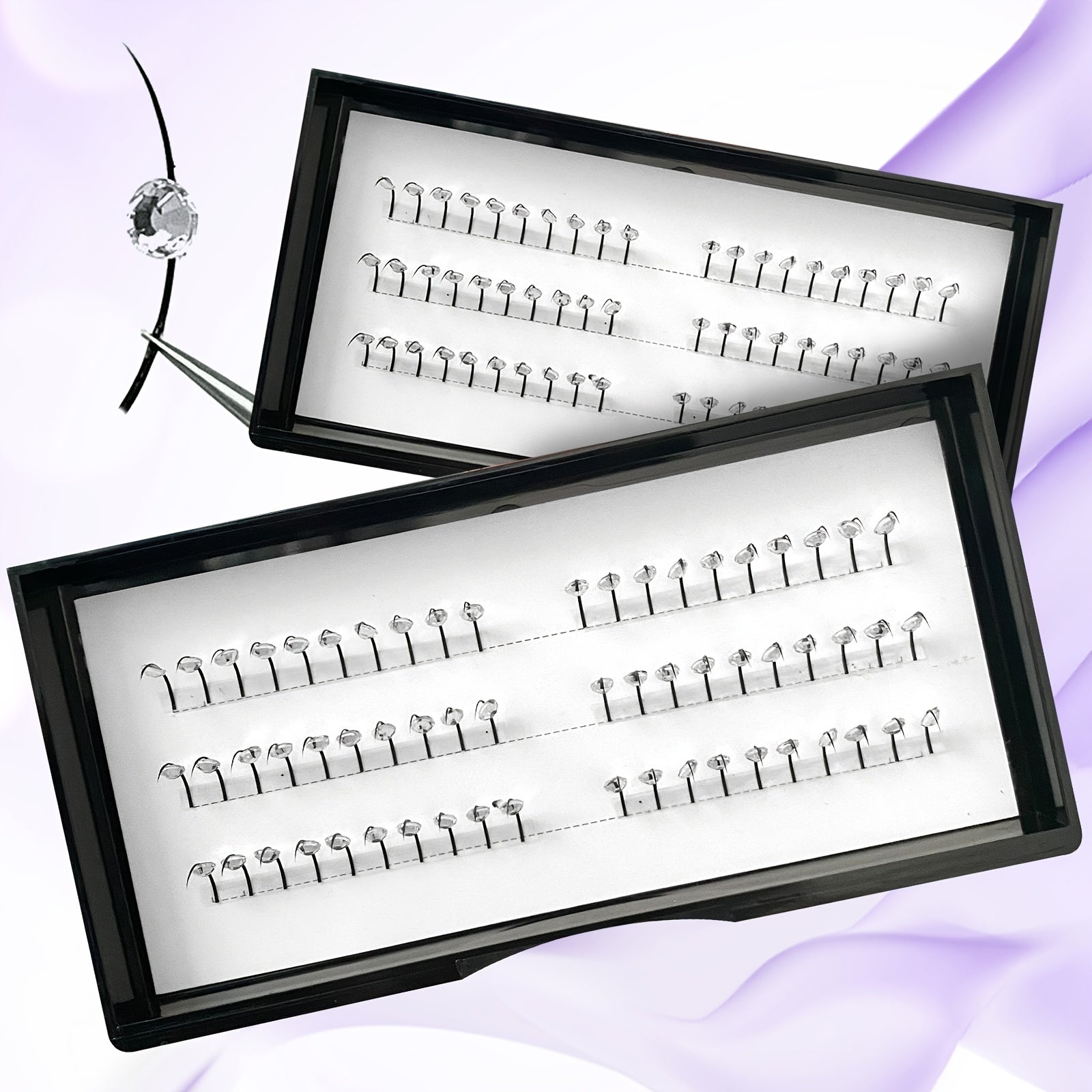 Diamond Eyelash Extensions Glitter False Lashes