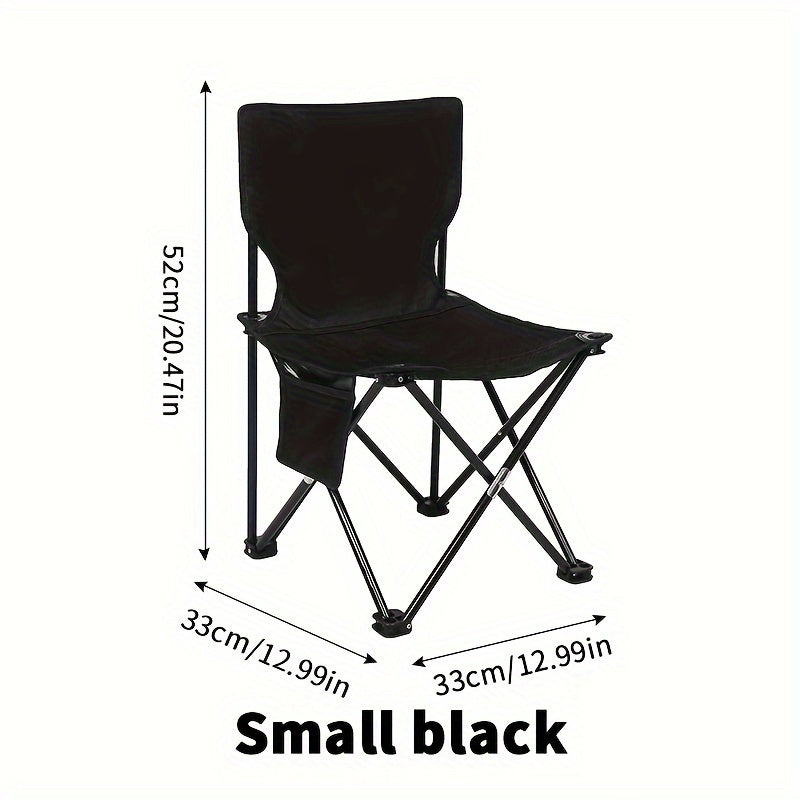 Folding Beach Chair for Fishing Camping Picnic Leisure - Portable Outdoor Seat
