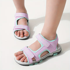 Kid's Breathable Outdoor Sandals Hook & Loop Non Slip Shoes