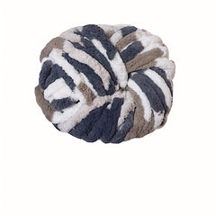 2pcs Thick Wool Thread DIY Flower Solid Woven Blanket Scarf About 250g 25m