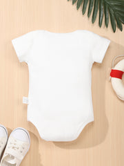 Baby Boys Romper My Granddad Loves Me & Elephants Print