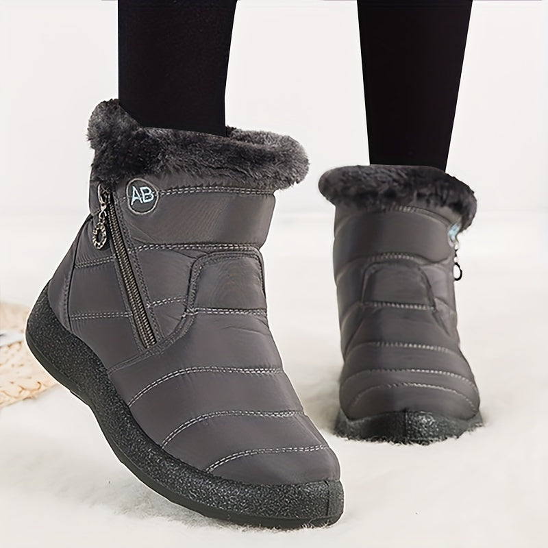 Women's Platform Snow Boots Warm Velvet Winter Comfy Boots