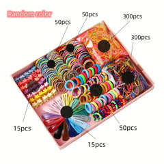 780pcs Children's Jewelry Hairpin Hair Card Set - Gift Boxed