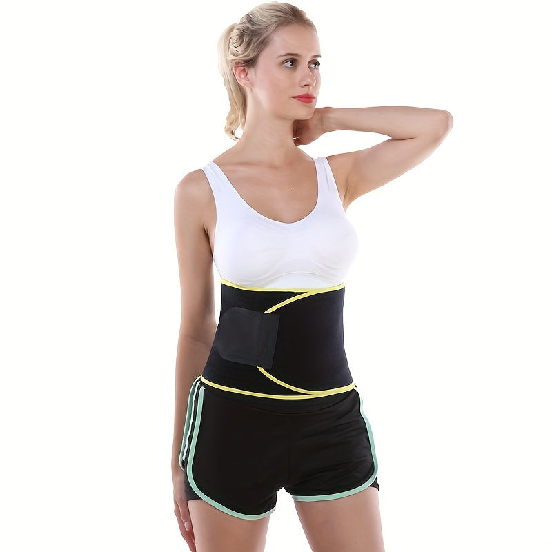 Size Up Sweat Belt Shaping Waistband Men Women Elastic Compression Abdominal