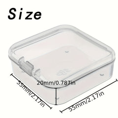20pcs Small Plastic Boxes Mini Storage Containers Clear Beads Storage Containers