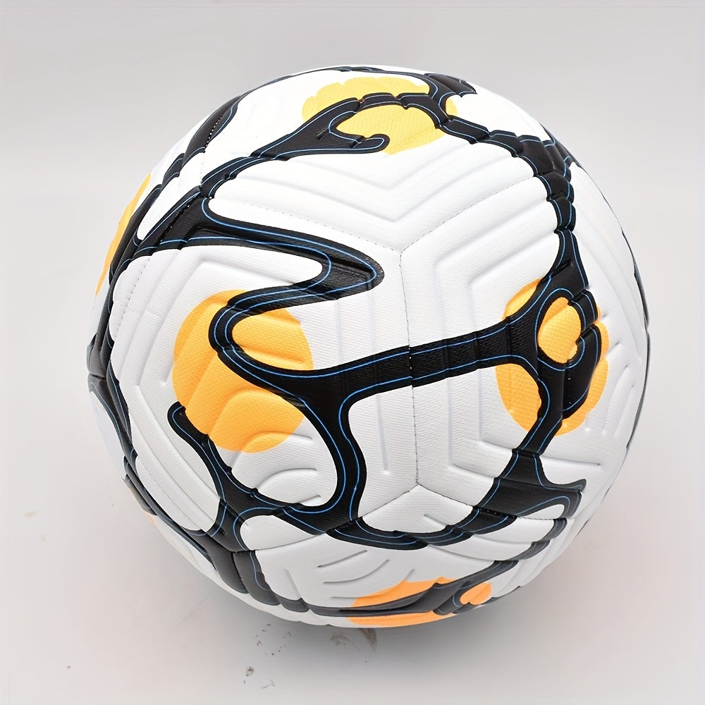 Classic PU Official Size 5 Soccer Ball With Pump, Standard No 5 Football