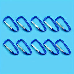 10pcs Heavy Duty Alloy Keychain Clips for Camping Hiking