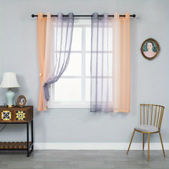 Sheer Curtains for Home Decor & Privacy - Perfect for Kitchen, Bedroom, Living
