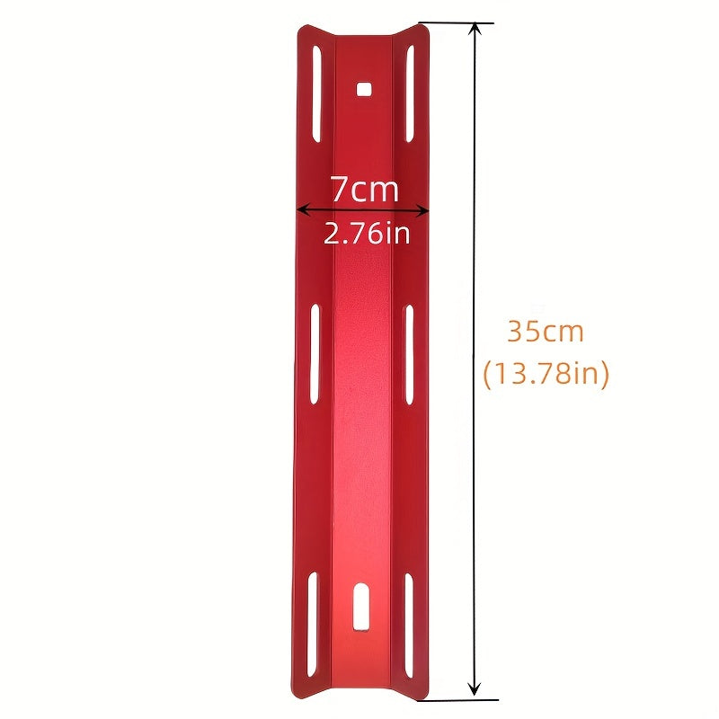 Red Oxygen Cylinder Mounting Plate for Scuba Diving