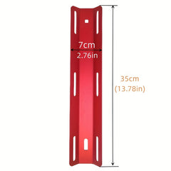 Red Oxygen Cylinder Mounting Plate for Scuba Diving