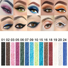 14 Colors Eyeliner Pen Matte High Pigmented Waterproof Smudge Proof Gel Pen