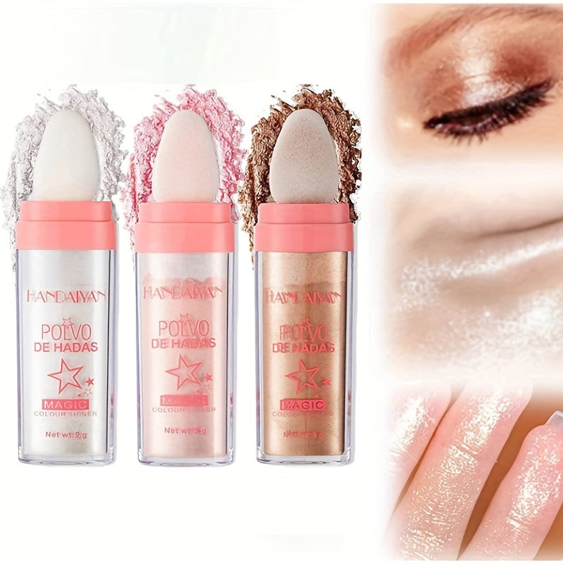 Fairy Powder Body Brightens Face Blusher Highlighter Makeup