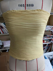 Wavy Stripe Print Tube Top Sexy Solid Slim Sleeveless Tube Top Women's Clothing
