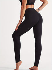 Sporty High Waist Yoga Pants Slim Fit Quick Dry With Pocket