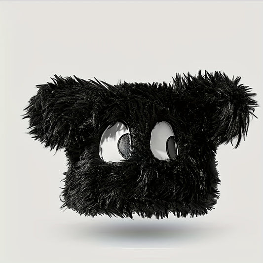 Plush Winter Cartoon Bucket Hat for Men Women
