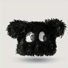 Plush Winter Cartoon Bucket Hat for Men Women